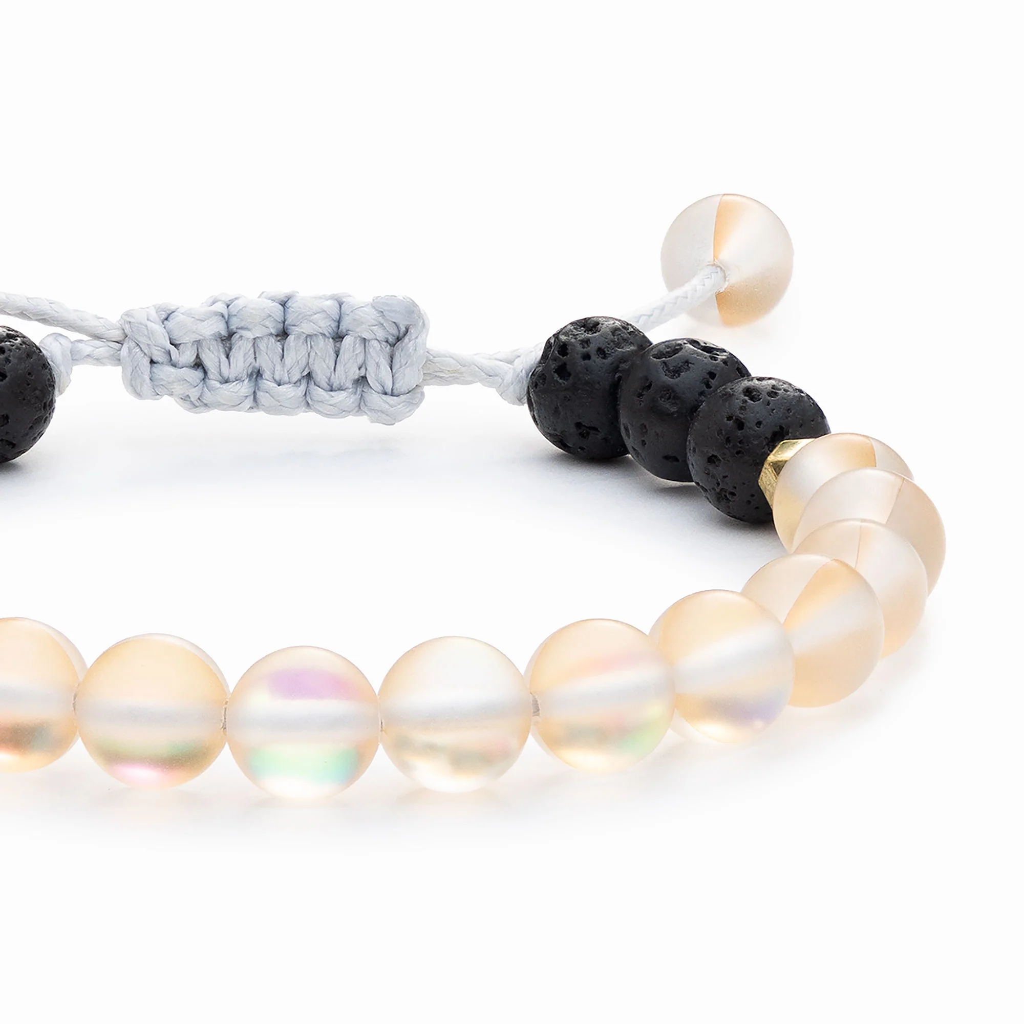 Kids Glow Glass Adjustable Bracelet (Champagne) - Image 2