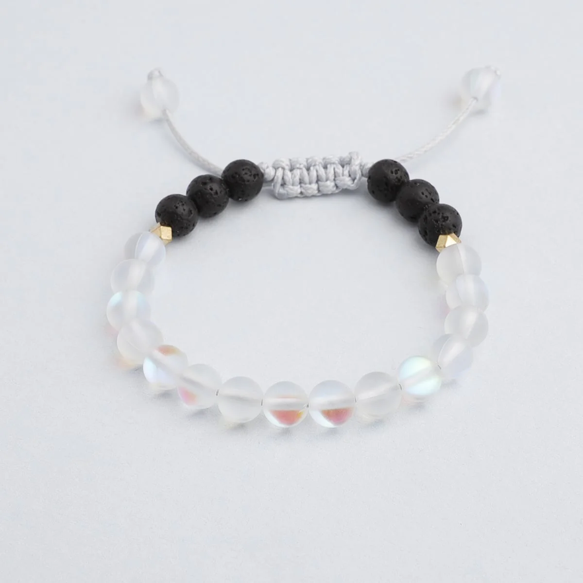Kids Glow Glass Adjustable Bracelet (Clear) - Image 4