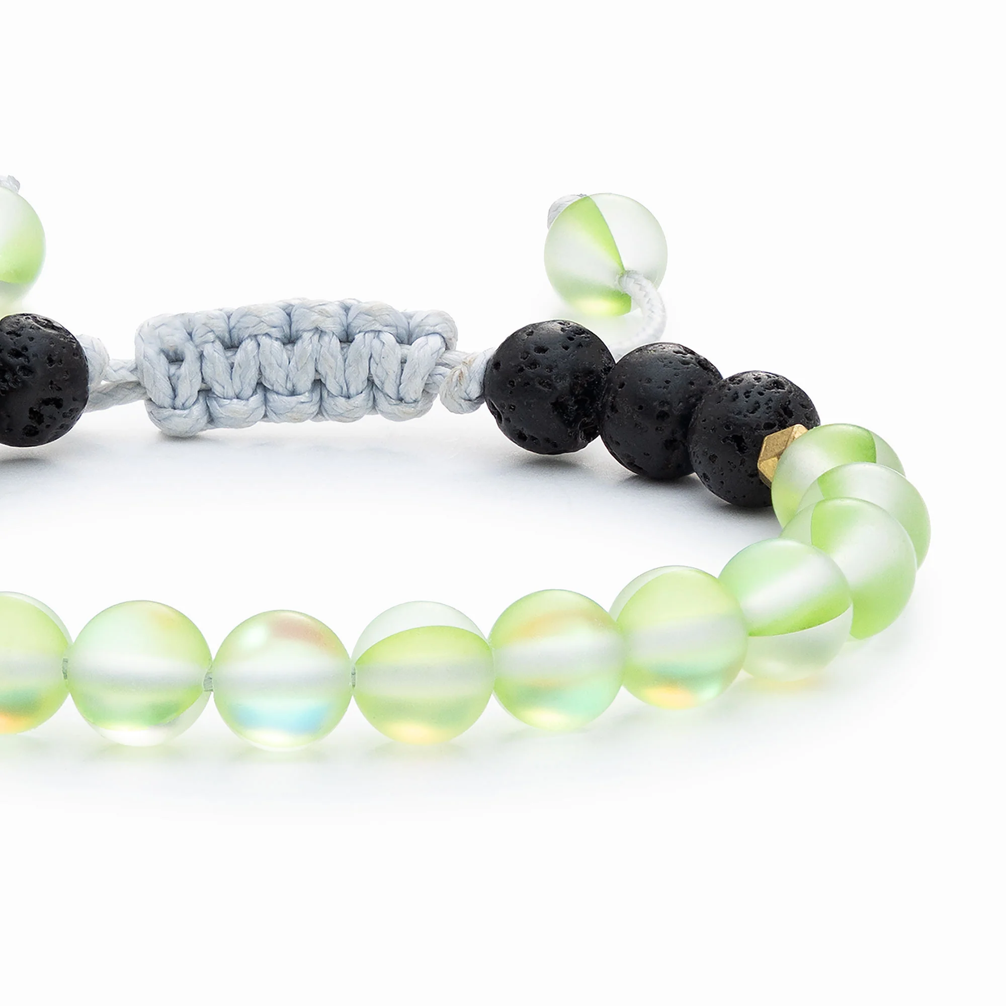 Kids Glow Glass Adjustable Bracelet (Green) - Image 2