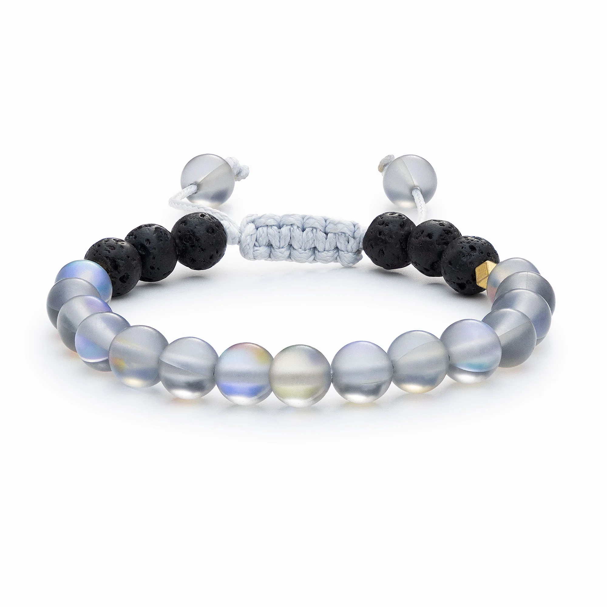 Kids Glow Glass Adjustable Bracelet (Grey)