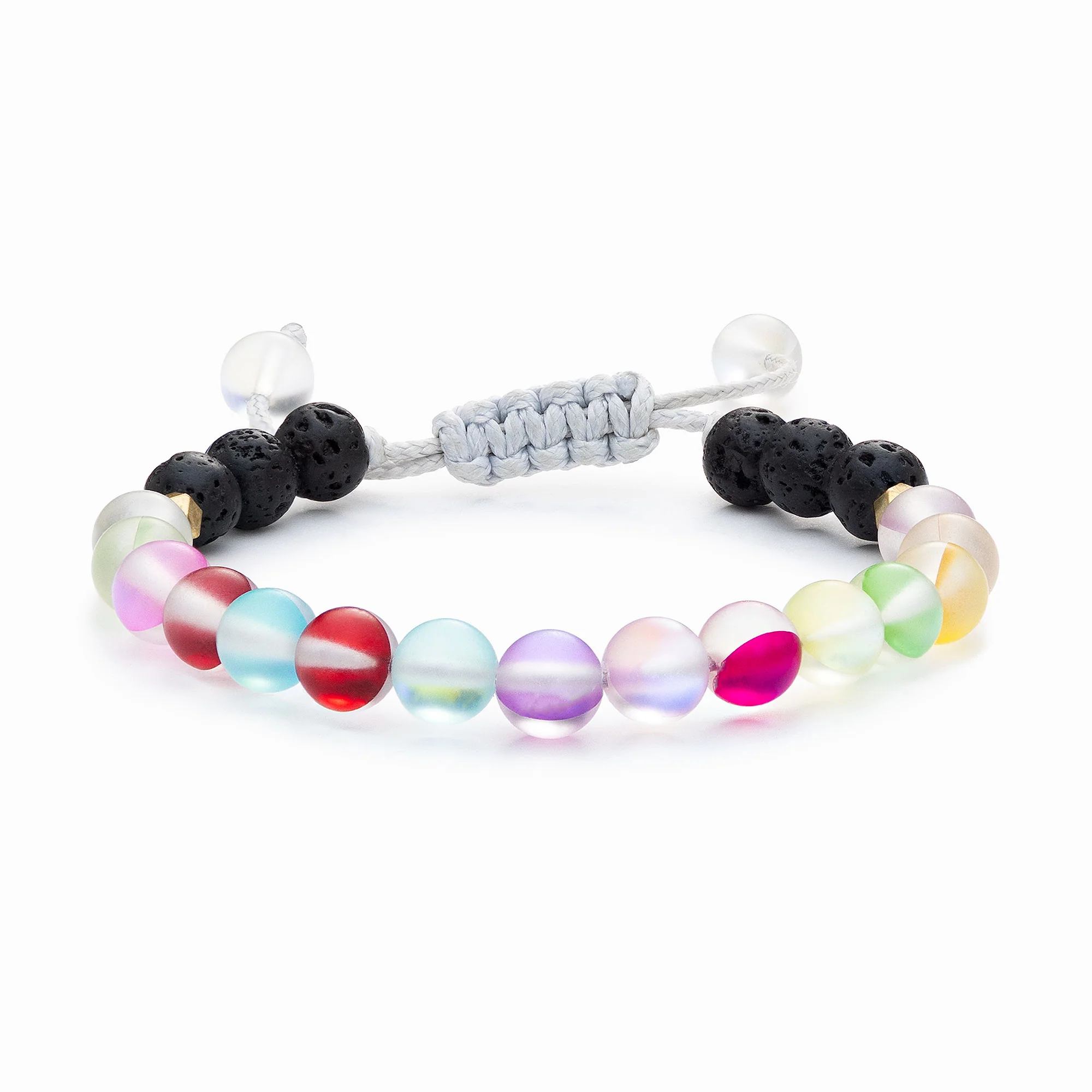 Kids Glow Glass Adjustable Bracelet (Rainbow) - Image 8