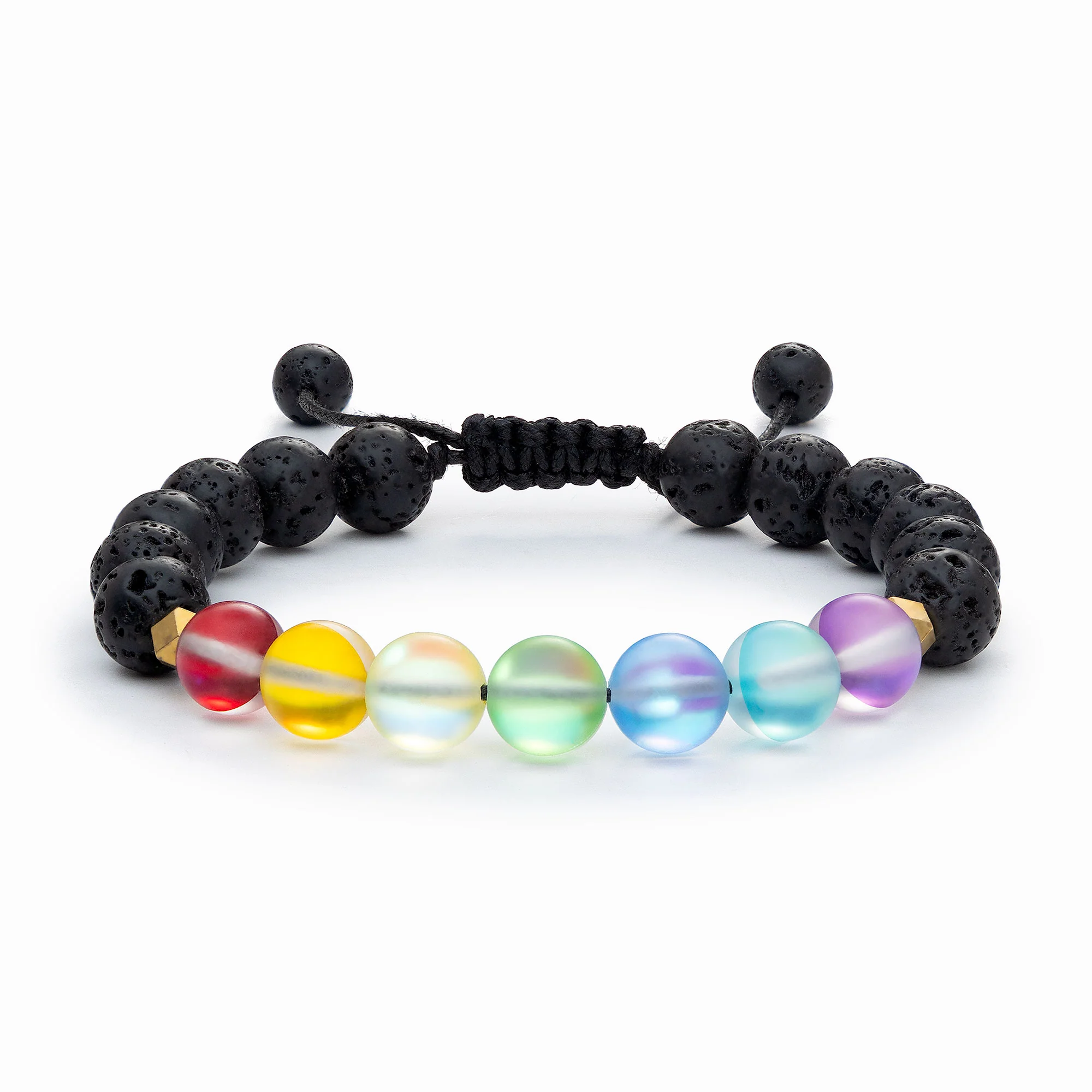 Glow Glass Chakra Adjustable Bracelet - Image 8