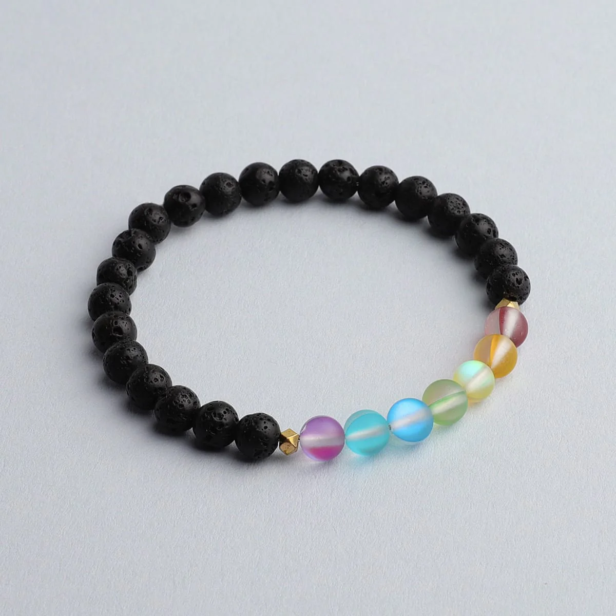 Glow Glass Mini Chakra Bracelet - Image 3