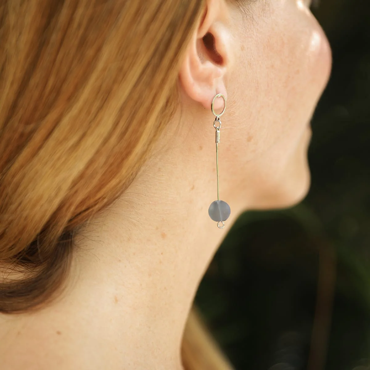 Glow Glass Drop Earrings - Image 8