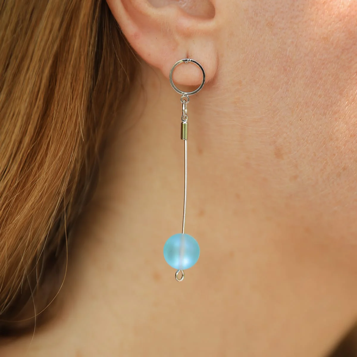 Glow Glass Drop Earrings - Image 9