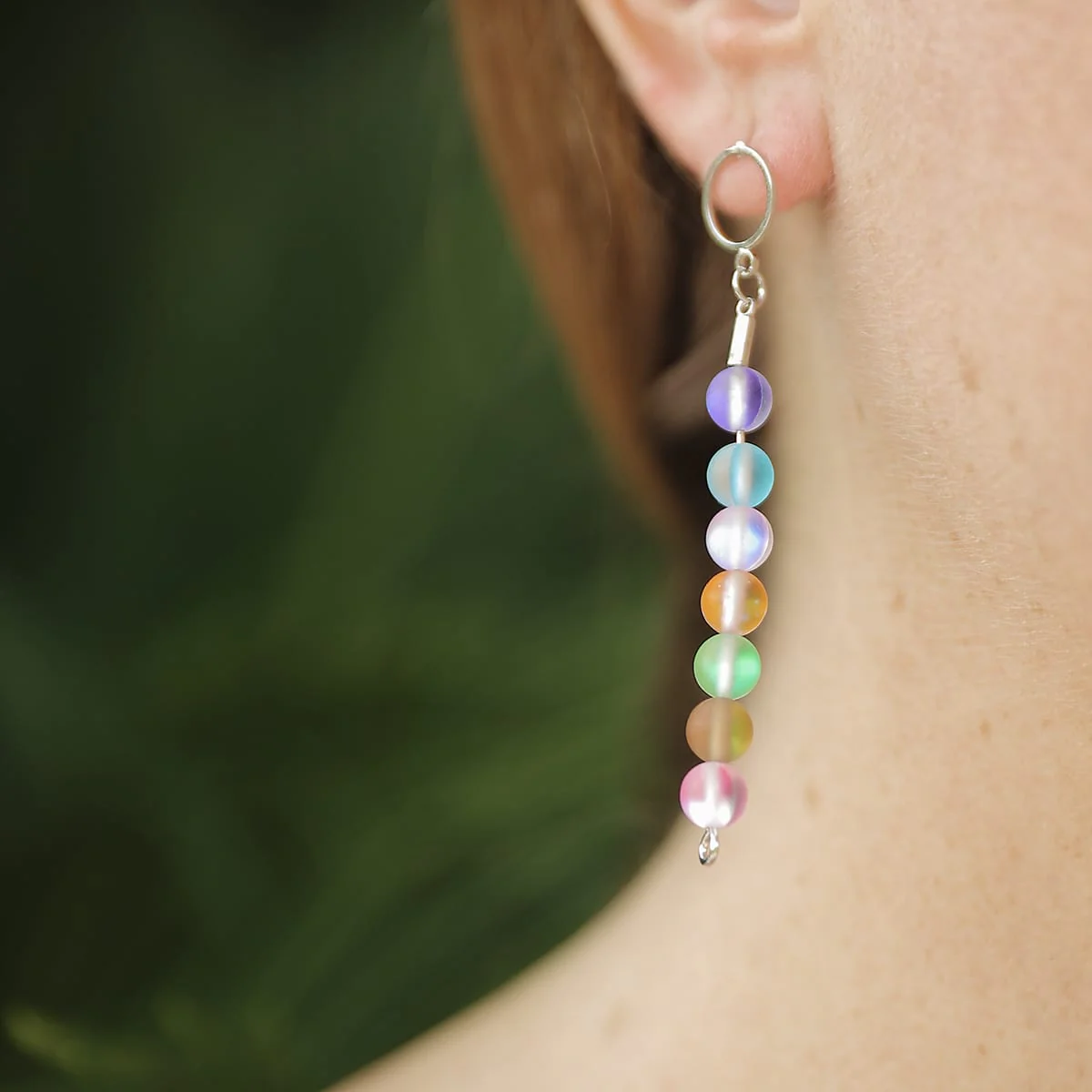 Glow Glass Rainbow Earrings - Image 3
