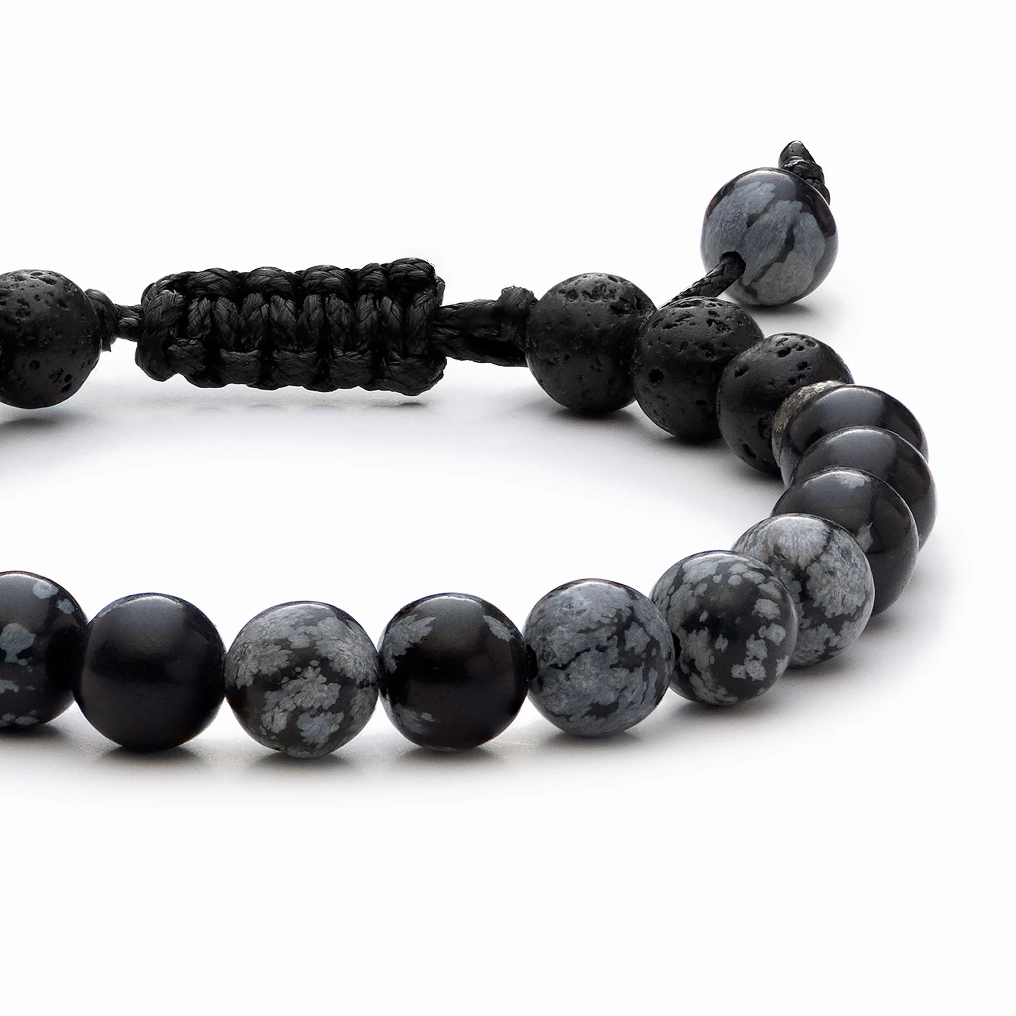 Kids Black Snowflake Bracelet - Image 2