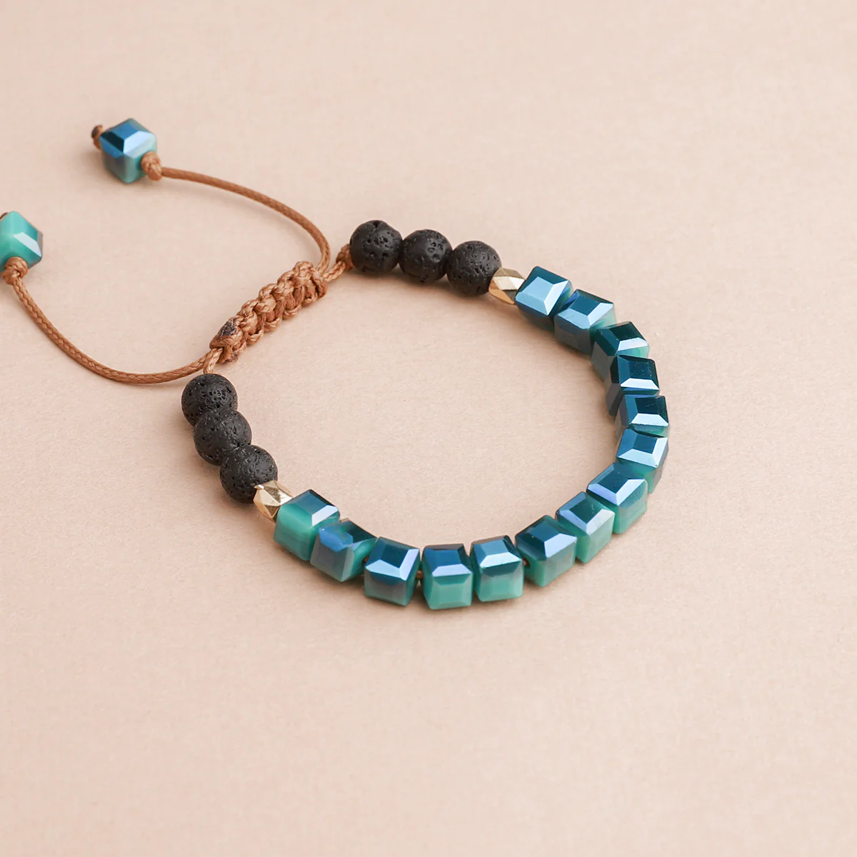 Kids Glass Diffuser Bracelet (Jade) - Image 3