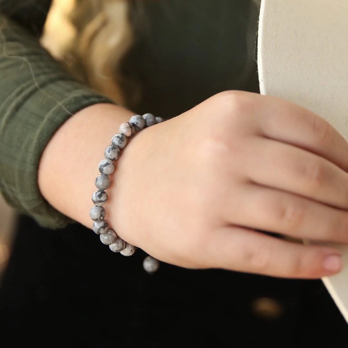 Kids Map Stone Bracelet - Image 4