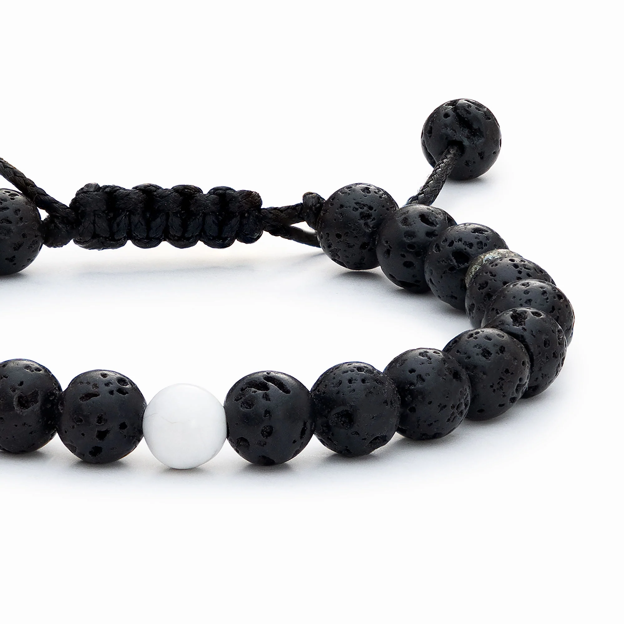 Kids White Howlite Diffuser Bracelet - Image 2