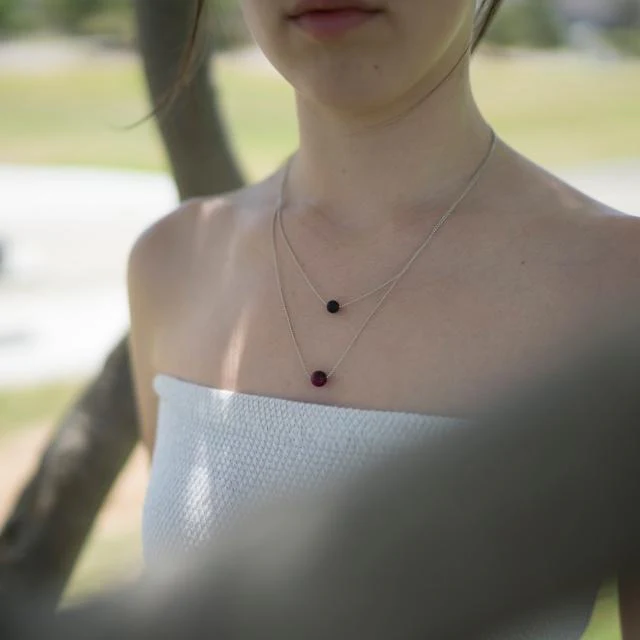 Pure Diffuser Necklace - Pink Tiger's Eye - Image 6