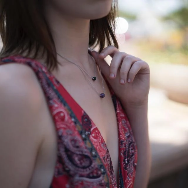 Pure Diffuser Necklace - Amethyst - Image 6