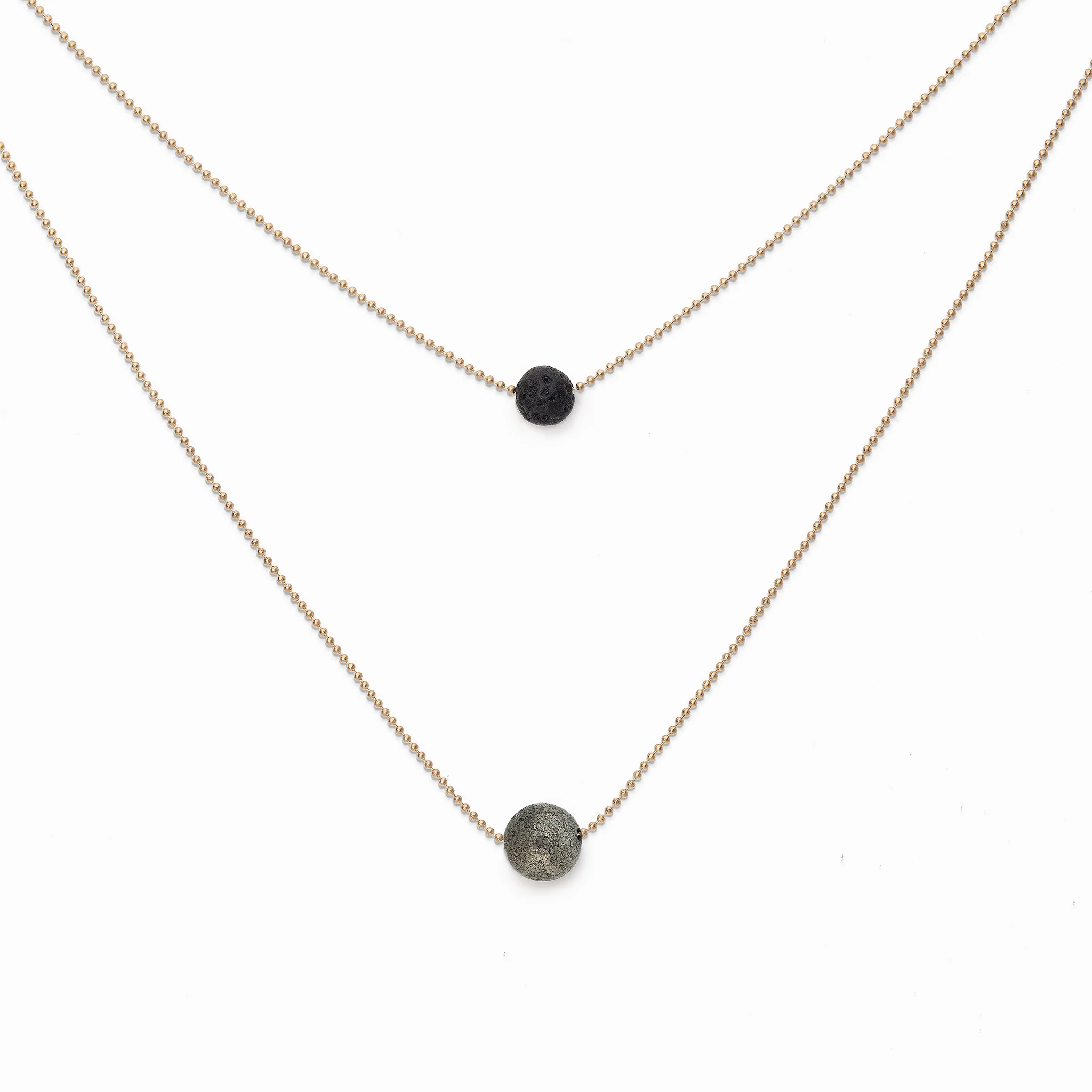 Pure Diffuser Necklace - Pyrite