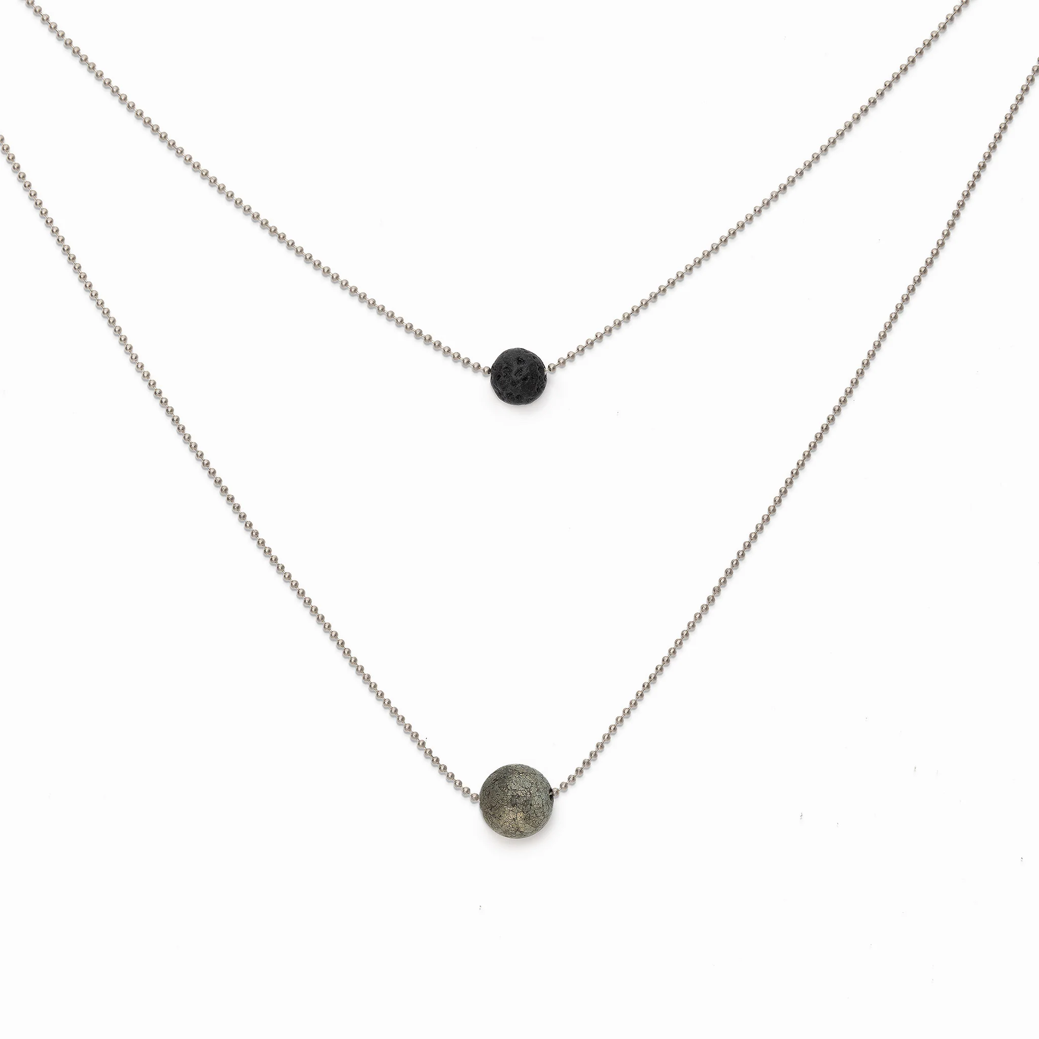 Pure Diffuser Necklace - Pyrite - Image 2