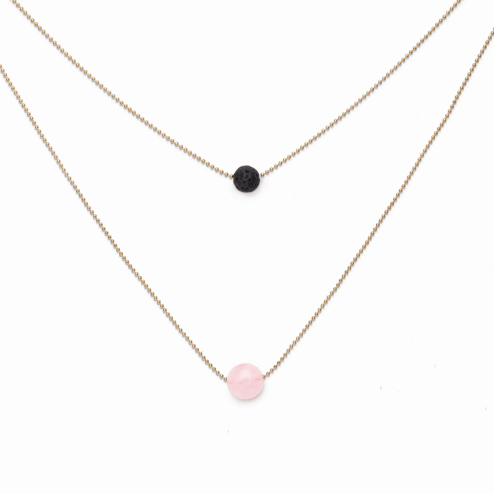 Pure Diffuser Necklace - Rose Quartz - Image 6