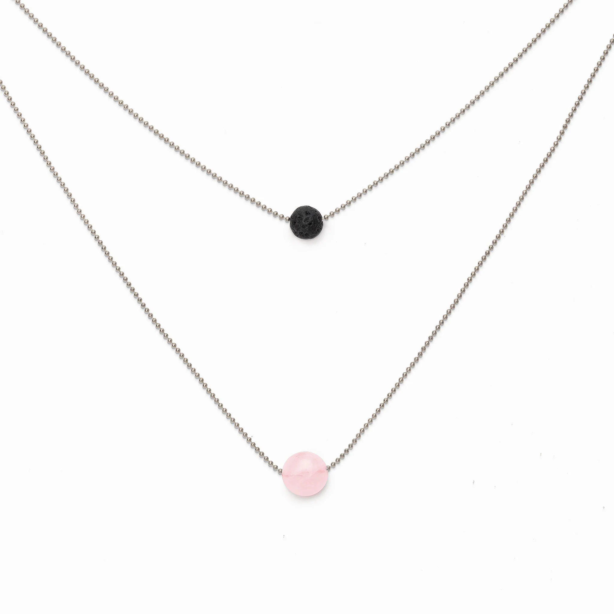 Pure Diffuser Necklace - Rose Quartz - Image 7