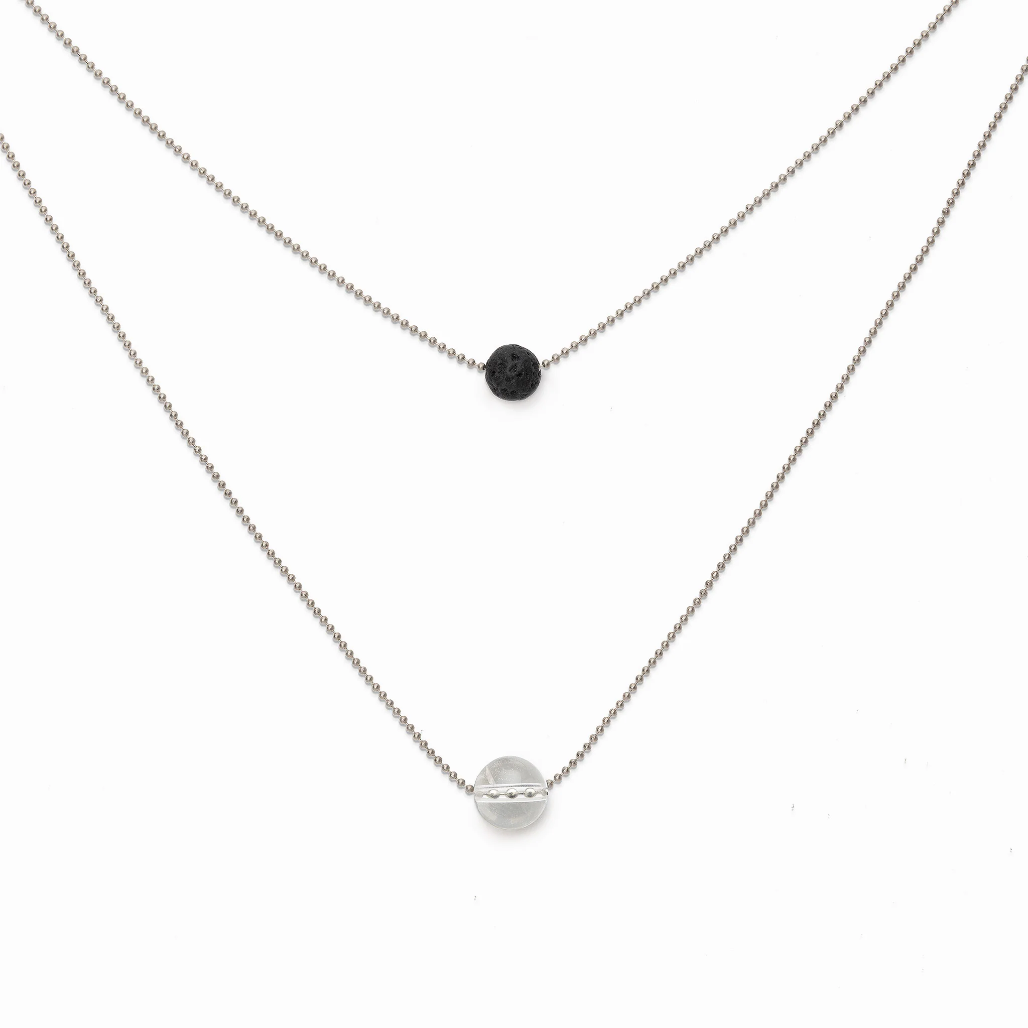 Pure Diffuser Necklace - White Crystal - Image 8