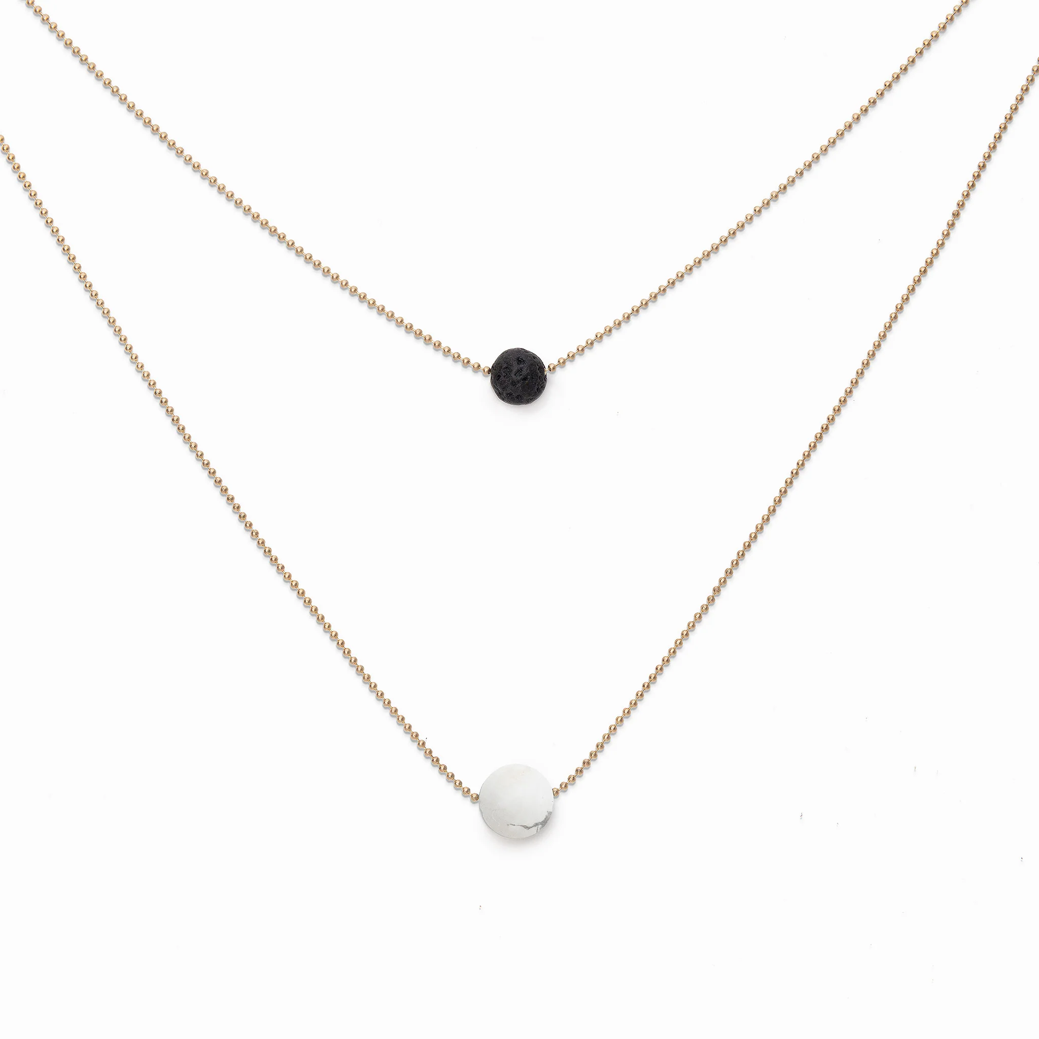 Pure Diffuser Necklace - White Howlite - Image 2