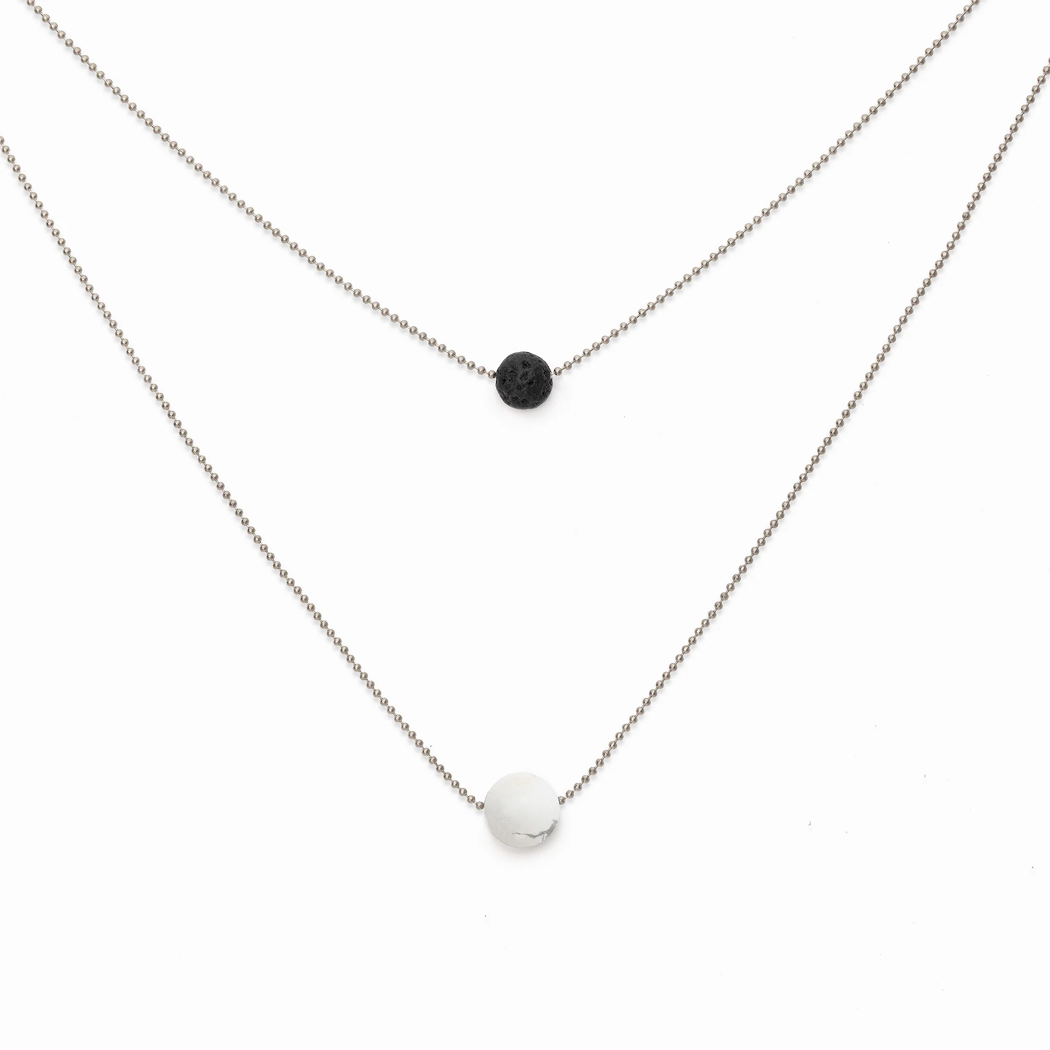 Pure Diffuser Necklace - White Howlite - Image 8