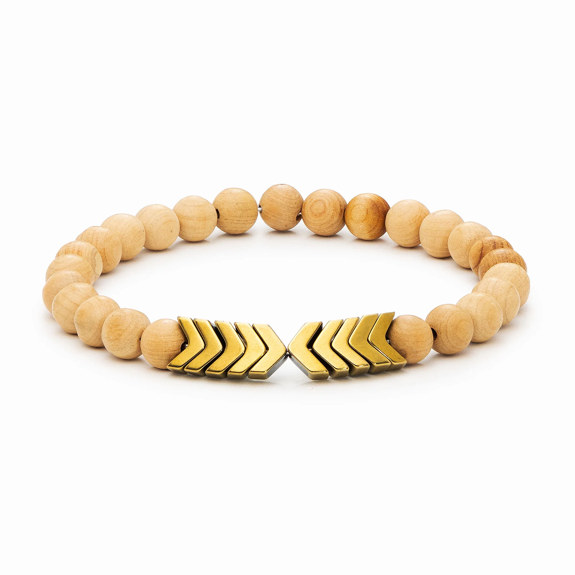 Sacred Arrow Wood Diffuser Bracelet - Image 10