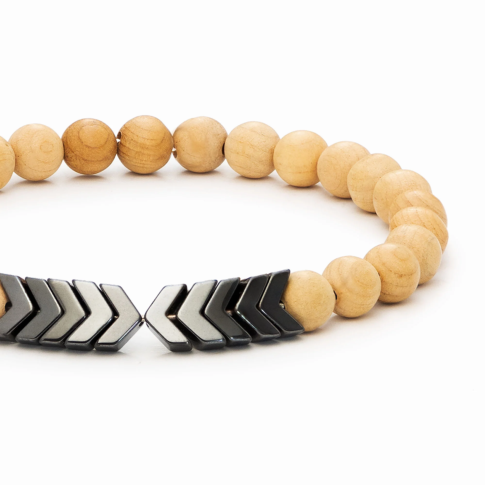 Sacred Arrow Wood Diffuser Bracelet - Image 21