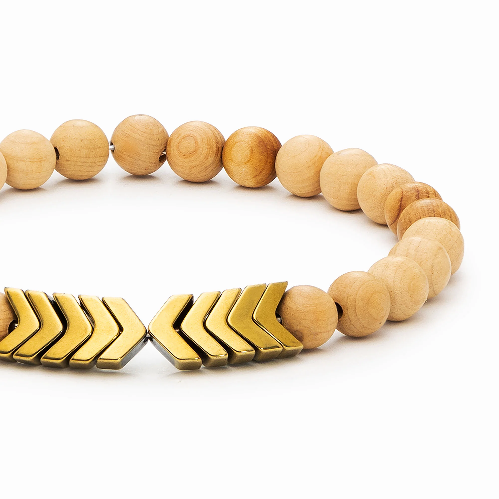 Sacred Arrow Wood Diffuser Bracelet - Image 22